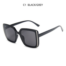 Load image into Gallery viewer, HOOBAN Stylish Oversized Sunglasses Women  Big Square Ladies Sunglass Vintage Driver Glasses UV400