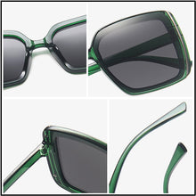 Load image into Gallery viewer, HOOBAN Stylish Oversized Sunglasses Women  Big Square Ladies Sunglass Vintage Driver Glasses UV400