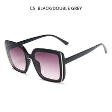 Load image into Gallery viewer, HOOBAN Stylish Oversized Sunglasses Women  Big Square Ladies Sunglass Vintage Driver Glasses UV400
