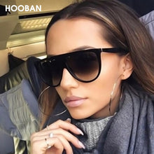 Load image into Gallery viewer, HOOBAN Stylish Oversized Women Sunglasses  Big Ladies Sun Glasses Vintage Driving Eyeglasses UV400