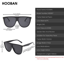 Load image into Gallery viewer, HOOBAN Stylish Oversized Women Sunglasses  Big Ladies Sun Glasses Vintage Driving Eyeglasses UV400