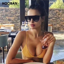 Load image into Gallery viewer, HOOBAN Stylish Oversized Women Sunglasses  Big Ladies Sun Glasses Vintage Driving Eyeglasses UV400
