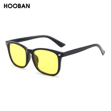 Load image into Gallery viewer, HOOBAN TR90 Blue Light Blocking Glasses Men Women Square Real Anti Blue Ray Glasses Male Computer Protective Eyeglass