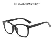 Load image into Gallery viewer, HOOBAN TR90 Blue Light Blocking Glasses Men Women Square Real Anti Blue Ray Glasses Male Computer Protective Eyeglass