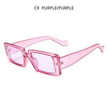 Load image into Gallery viewer, HOOBAN Vintage Big Rectangle Sunglasses Women Brand Designer Sun Glasses Female Retro Male's Eyeglasses Shade UV400