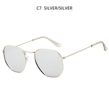 Load image into Gallery viewer, HOOBAN Vintage Metal Men Women Sunglasses Classic  Hexagon Male Sun Glasses Driving Eyewear Oculos De Sol UV400