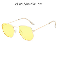 Load image into Gallery viewer, HOOBAN Vintage Metal Men Women Sunglasses Classic  Hexagon Male Sun Glasses Driving Eyewear Oculos De Sol UV400