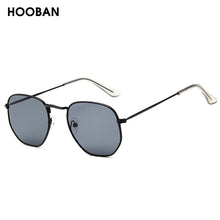 Load image into Gallery viewer, HOOBAN Vintage Metal Men Women Sunglasses Classic  Hexagon Male Sun Glasses Driving Eyewear Oculos De Sol UV400