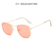 Load image into Gallery viewer, HOOBAN Vintage Metal Men Women Sunglasses Classic  Hexagon Male Sun Glasses Driving Eyewear Oculos De Sol UV400