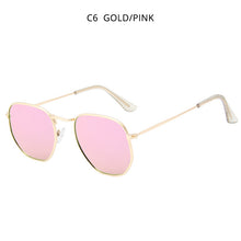 Load image into Gallery viewer, HOOBAN Vintage Metal Men Women Sunglasses Classic  Hexagon Male Sun Glasses Driving Eyewear Oculos De Sol UV400