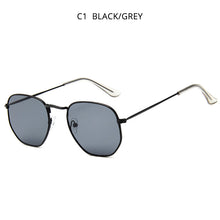Load image into Gallery viewer, HOOBAN Vintage Metal Men Women Sunglasses Classic  Hexagon Male Sun Glasses Driving Eyewear Oculos De Sol UV400