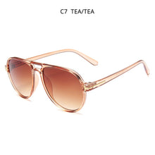 Load image into Gallery viewer, HOOBAN Vintage Pilot Style Sunglasses Men Stylish Brand Design Driving Sun Glasses Male Retro Big Frame Shade Eyeglasses