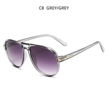 Load image into Gallery viewer, HOOBAN Vintage Pilot Style Sunglasses Men Stylish Brand Design Driving Sun Glasses Male Retro Big Frame Shade Eyeglasses