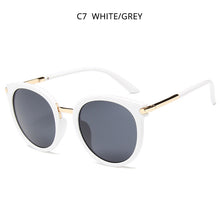 Load image into Gallery viewer, HOOBAN Vintage Round Women Sunglasses Big Black Sun Glasses For Female  Eyewear Shade UV400