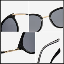 Load image into Gallery viewer, HOOBAN Vintage Round Women Sunglasses Big Black Sun Glasses For Female  Eyewear Shade UV400
