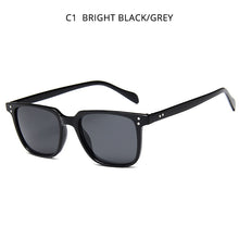 Load image into Gallery viewer, HOOBAN Vintage Square Men Sunglasses Classic Black Driving Sun Glasses Male  Shade Mirror Eyewear UV400