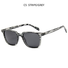 Load image into Gallery viewer, HOOBAN Vintage Square Men Sunglasses Classic Black Driving Sun Glasses Male  Shade Mirror Eyewear UV400