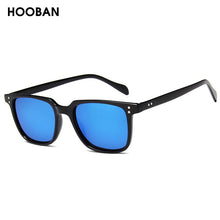 Load image into Gallery viewer, HOOBAN Vintage Square Men Sunglasses Classic Black Driving Sun Glasses Male  Shade Mirror Eyewear UV400