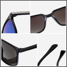 Load image into Gallery viewer, HOOBAN Vintage Square Men Sunglasses Classic Black Driving Sun Glasses Male  Shade Mirror Eyewear UV400