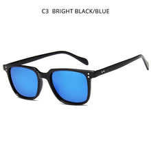 Load image into Gallery viewer, HOOBAN Vintage Square Men Sunglasses Classic Black Driving Sun Glasses Male  Shade Mirror Eyewear UV400