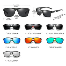 Load image into Gallery viewer, HOOBAN Vintage Square Polarized Sunglasses Men Women Light Weight Sun Glasses For Male Classic Gradient Sport Eyewear