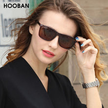 Load image into Gallery viewer, HOOBAN Vintage Square Women Men Sunglasses Classic Big Rectangle Sun Glasses Female Male  Mirror Eyewear Unisex Shade