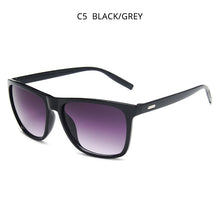 Load image into Gallery viewer, HOOBAN Vintage Square Women Men Sunglasses Classic Big Rectangle Sun Glasses Female Male  Mirror Eyewear Unisex Shade