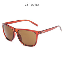 Load image into Gallery viewer, HOOBAN Vintage Square Women Men Sunglasses Classic Big Rectangle Sun Glasses Female Male  Mirror Eyewear Unisex Shade