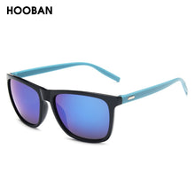Load image into Gallery viewer, HOOBAN Vintage Square Women Men Sunglasses Classic Big Rectangle Sun Glasses Female Male  Mirror Eyewear Unisex Shade