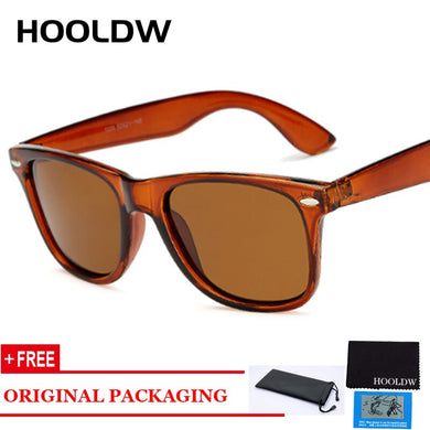 HOOLDW Polarized Sunglasses Men Women Brand Designer Vintage Outdoor Driving Sun Glasses UV400 Goggles Eyewear Oculos