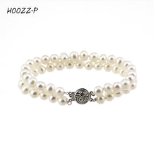 Carica l'immagine nel visualizzatore di Gallery, Handpicked High Quality Cultured Pearl Bracelet Double Bracelet For Women Girl