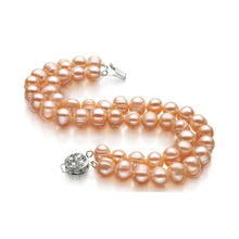 Carica l'immagine nel visualizzatore di Gallery, Handpicked High Quality Cultured Pearl Bracelet Double Bracelet For Women Girl