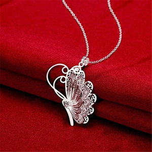 HOT Brand Fashion Woman Lovely Butterfly Pendant Chain Necklace Jewelry 0.47-0.49