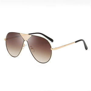 selling style of sun-glasses with hollow metal frames for men and women in Europe and America sun glasses fashion