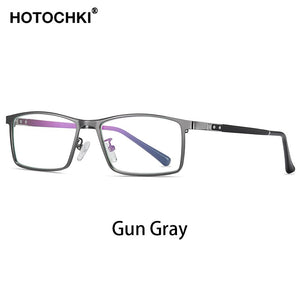 HOTOCHKI  Eye Glasses Frames for Men Optical Glasses Myopia Glasses Mens Eyeglasses Blue Light Blocking Glasses