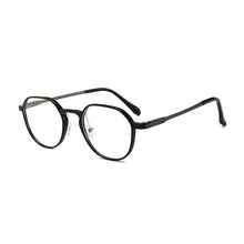 Load image into Gallery viewer, HOTOCHKI Unisex Plastic Steel Polygonal Eyeglasses frames Flat Glasses Lightweight Frame Women Men
