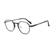 Load image into Gallery viewer, HOTOCHKI Unisex Plastic Steel Polygonal Eyeglasses frames Flat Glasses Lightweight Frame Women Men