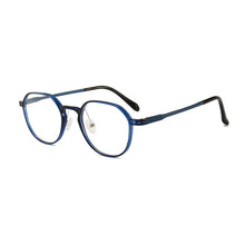 Load image into Gallery viewer, HOTOCHKI Unisex Plastic Steel Polygonal Eyeglasses frames Flat Glasses Lightweight Frame Women Men