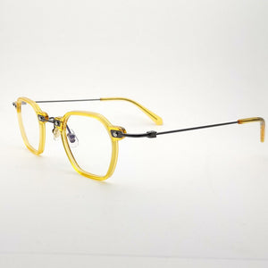 HP 504 Yellow Acetate Reading Glasses 2023 Optical Frames Women Woman Spectacle Eyewear Man Male Myopia Prescription Lens