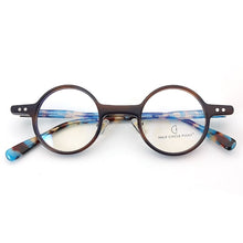 Load image into Gallery viewer, HP238 Acetate Glasses Frame Men Women Handmade Vintage Round 2023 Optical Myopia Prescription Eyeglasses Retro Clear Eyewear
