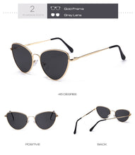 Carica l'immagine nel visualizzatore di Gallery, Sexy Small Vintage Cat Eye Sunglasses Women Vintage Red Black Sun Glasses Female Ladies Cateyes Sunglass 2022 Retro Glasses