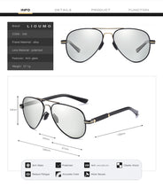 Load image into Gallery viewer, 3PCS Combined LIOUMO Brand Polarized Sunglasses For Men Women Photochromic Driving Eyewear Chameleon Anti-Glare Lenses