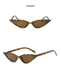 Load image into Gallery viewer, Women Cat Eye Sunglasses Small Size Brand Designer Fashion Retro Ladies Sun Glasses Female Black Purple Red Glasses UV400