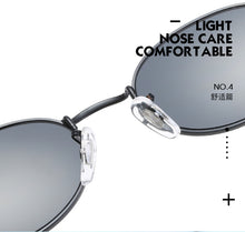 Load image into Gallery viewer, Small Oval Mirror Sunglasses For Women Luxury 2022  Men Brand Designer Eyewear Shades Ladies Alloy Sun Glasses UV400 Eyeglasses