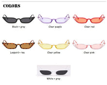 Load image into Gallery viewer, 2022 New Women Cateye Vintage Red Sunglasses Brand Designer Retro Points Sun Glasses superstar Female Lady Eyeglass Cat Eye