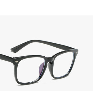 Sexy Purple Spectacle Frame Square Glasses Frame Clear Lens Myopia Nerd Black Sunglasses Fake Designer Eyeglasses Frames Women
