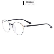 Load image into Gallery viewer, Gmei Optical Voguish Round Full Rim Plastic Glasses Frame For Women&#39;s Myopia Presbyopia Reading Prescription Eyeglasses H8005