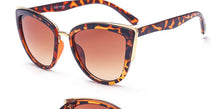 Carica l'immagine nel visualizzatore di Gallery, Fashion Women Cateye Sunglasses Fashion Trend Vintage Elegant Oval Lady Sun Glasses Female oculo de sol Shades Summer style