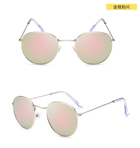 Luxury Sunglasses Women/Men Brand Designer Glasses Lady Oval Sun Glasses Small Metal Frame  Oculos De Sol Gafas
