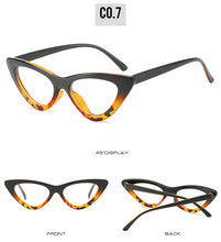 Load image into Gallery viewer, Cat Eye Myopia Clear Glasses Frame Women Designer Eyeglasses For Sight Optical Frames Black Red Pink Nerd Glasses Oculos De Grau
